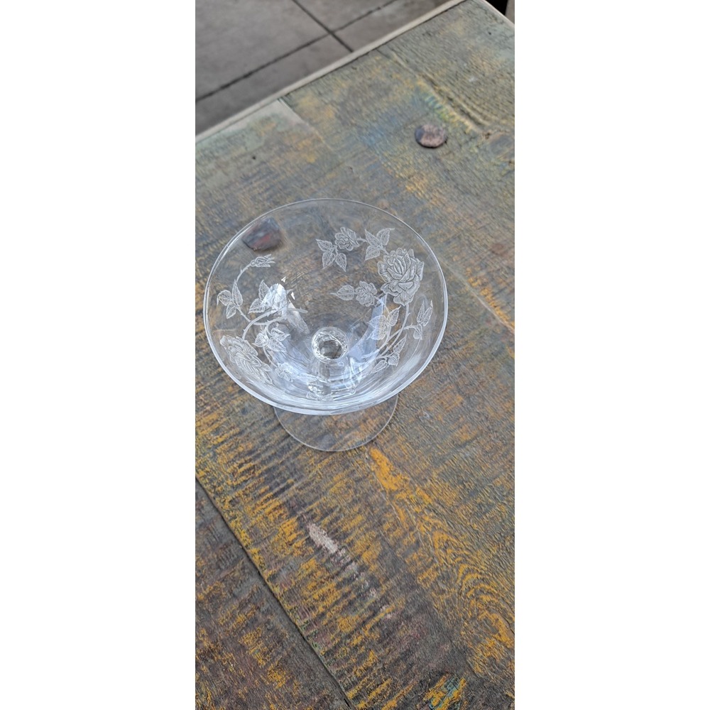 Heisey Rose crystal glass